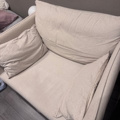 IKEA 1.5人掛けソファの画像