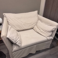 IKEA 1.5人掛けソファの画像