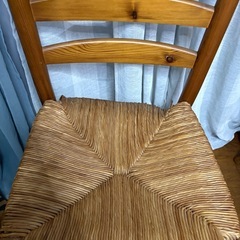 ゴッホの椅子　難あり要修理の画像