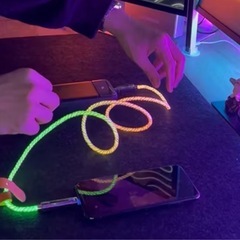 LEDライト付きUSB充電ケーブルの画像