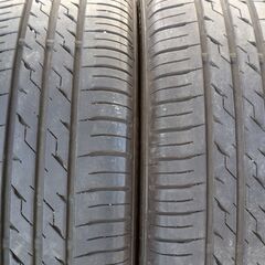 工賃こみ　美品貴重サイズ１６５／５５Ｒ１４　４本セット　ダンロップ製２０２３年夏タイヤ　の画像