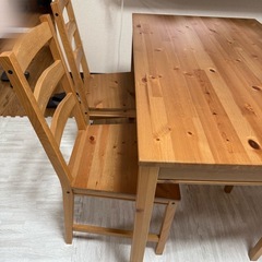<決まりました>ダイニングテーブル 4人がけ IKEAの画像