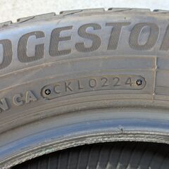 工賃こみ　深溝２０２４年ブリヂストン製　夏タイヤ１８５／６０Ｒ１５　４本セットの画像