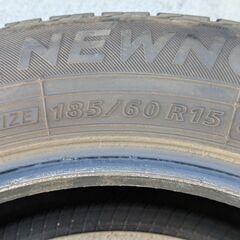 工賃こみ　深溝２０２４年ブリヂストン製　夏タイヤ１８５／６０Ｒ１５　４本セットの画像