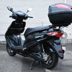 『お取引中』程度良いです。アドレス125 リアボックス付き コケキズなしの画像