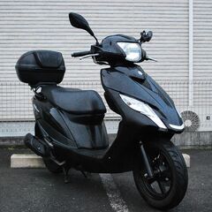 『お取引中』程度良いです。アドレス125 リアボックス付き コケキズなしの画像