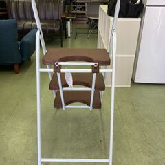 【リサイクルショップ ピカソ 小松原】👏✨安心・安定！オシャレな3段脚立 YSF-7093N BR🎯★7582★の画像