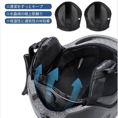 【新品】ROCKY GOOSE スキー スノーボード ヘルメット グレーの画像