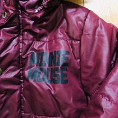 淀川区です！キッズ　ダウン　アウター　110cm  ミッキミニーの画像