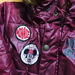 淀川区です！キッズ　ダウン　アウター　110cm  ミッキミニーの画像