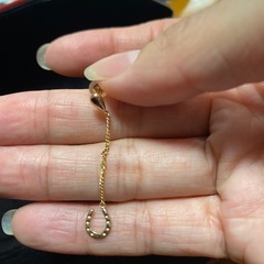 K18 馬蹄ピアスの画像