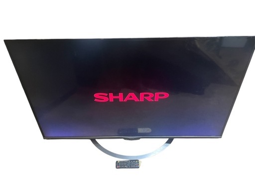 SHARP シャープ AQUOS アクオス 4K 4T-C50AJ1 50型 液晶 テレビ 2018年製 脚、リモコン付き