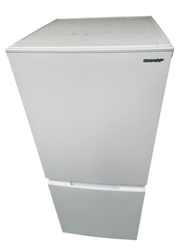 2024年製 SHARP シャープ 2ドア ノンフロン冷凍冷蔵庫 152L SJ-D15K-W マットホワイト