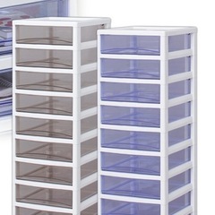 クリアチェスト　１０段引き出しの画像