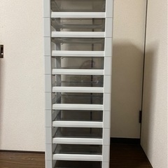 クリアチェスト　１０段引き出しの画像