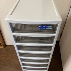 クリアチェスト　１０段引き出しの画像