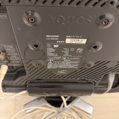 テレビ SHARP AQUOS LC-20D30　2008年製の画像