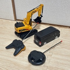 ラジコン ショベルカー ハイエース　ジャンク品の画像