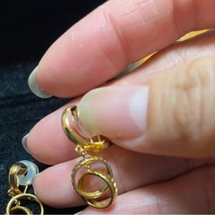 K18 イヤリングの画像