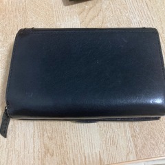 coach折財布(黒)の画像