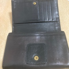 coach折財布(黒)の画像