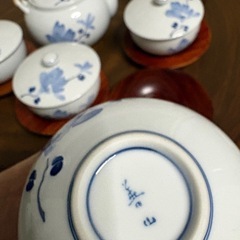 お茶セット５脚客の画像