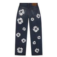 【新品】Baggy Cotton Wreath Denim Pantの画像