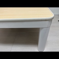 こたつテーブル　コード付きの画像