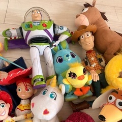 トイストーリーぬいぐるみセットの画像