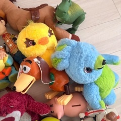 トイストーリーぬいぐるみセットの画像
