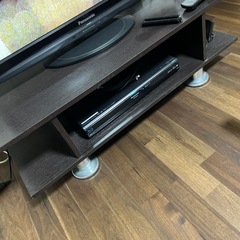 決まりました‼️Panasonic製テレビとBlu-rayレコーダーセット、あとテレビボードの画像