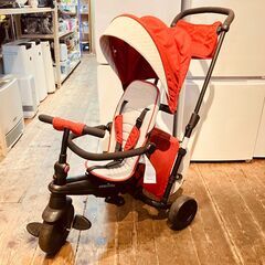 smarTrike（スマートトライク）多機能三輪車 スマートフォールド600（レッド）の画像