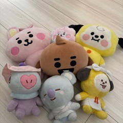 bt21ぬいぐるみセットの画像