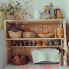 〈インテリアにも〉編みかごセットの画像