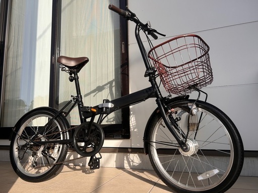 まぁまぁ綺麗なASAHI 20インチ 外装6段変速 折りたたみ自転車