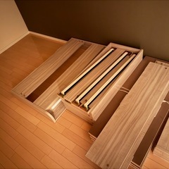 モダンデコ　ベッドフレーム　　セミダブルの画像