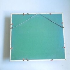 立体の額装入り 白い鳥の絵 イラストの画像