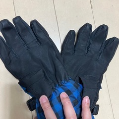 イグニオ IGNIO スキーグローブ　ブルー　ジュニアLサイズの画像