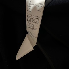 DANTON コート ネイビー 36サイズの画像