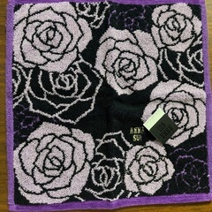 未使用　ANNA SUI ハンドタオルの画像