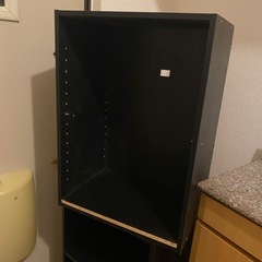 黒　カラーボックス2個セットの画像