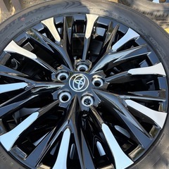新車外し　40系アルファード ヴェルファイア　エグゼクティブ　タイヤホイールセット　225/55/r19  の画像