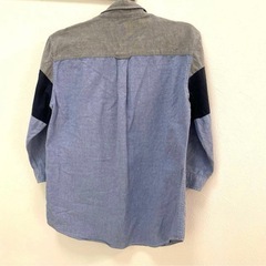 THESHOP TK パッチワーク　長袖カットソー　M メンズ　7部丈　トップスの画像