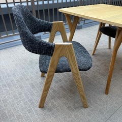 ダイニングテーブル&チェア3点セットの画像