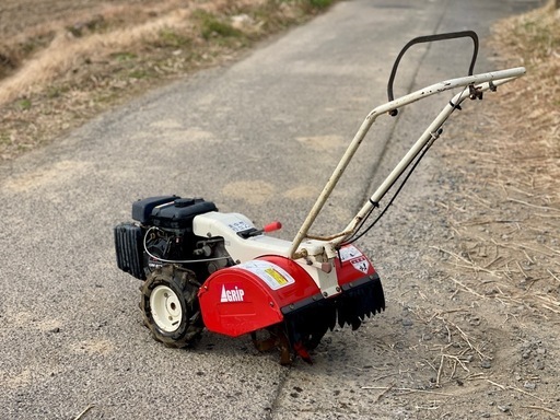 アグリップ　小型 管理機 IR40 ミニスター 2.4馬力 作業幅：約400㎜　家庭菜園　作動品　