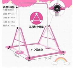 屋内鉄棒の画像