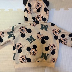 極美品 ミッキー パーカー 上下セット 80cmの画像