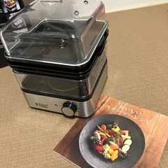 １〜２人用ホットプレート＆スチーマーの画像