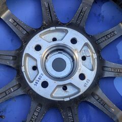 グッドイヤー　GOODYEAR　ice Navi6 155/65　R14　VIA500K PCD100　18年製　　LOXARNY SPORT　スタッドレスタイヤの画像