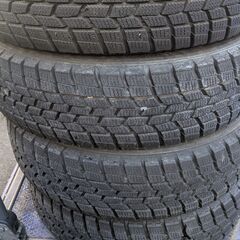 グッドイヤー　GOODYEAR　ice Navi6 155/65　R14　VIA500K PCD100　18年製　　LOXARNY SPORT　スタッドレスタイヤの画像